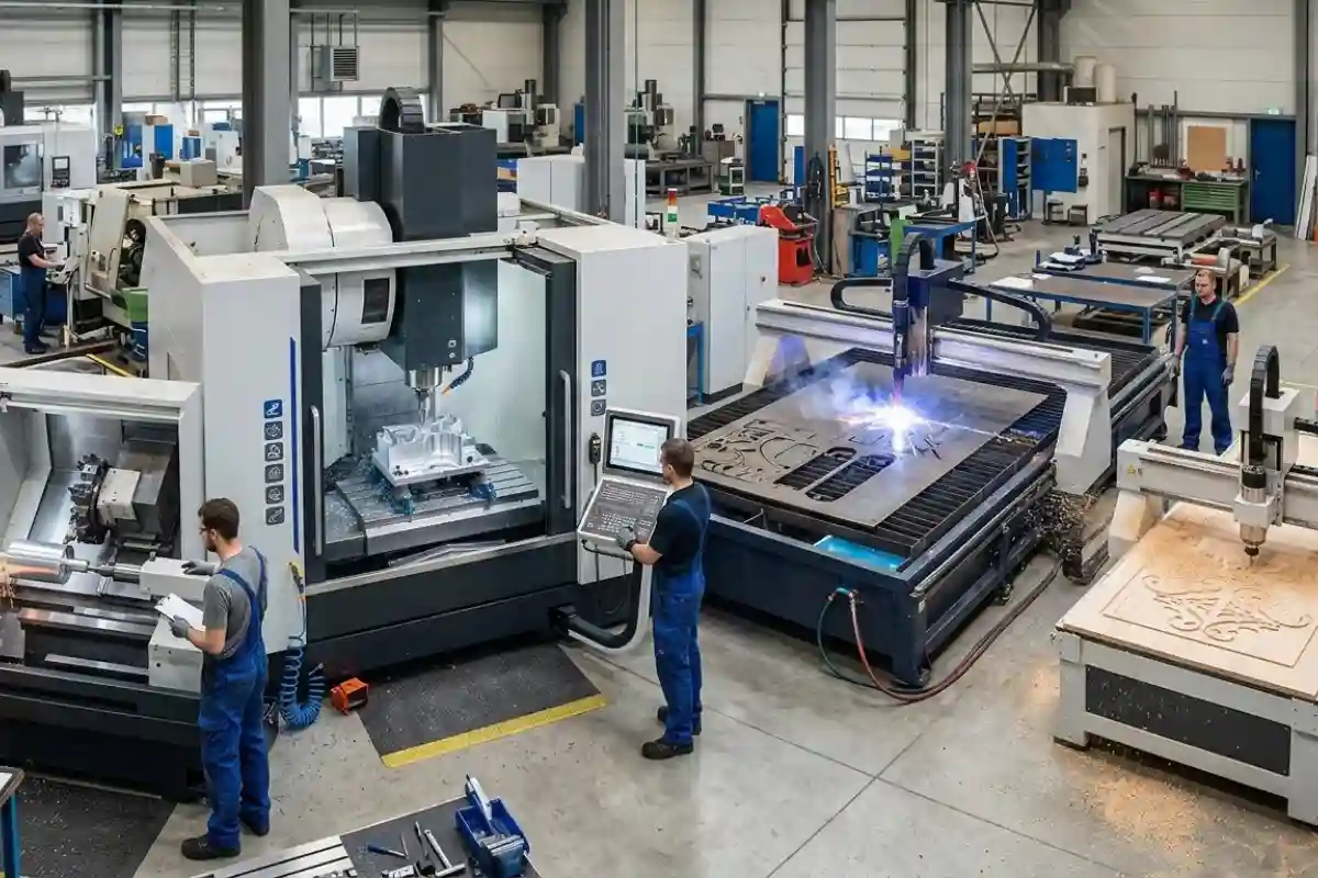 أنواع ماكينات CNC