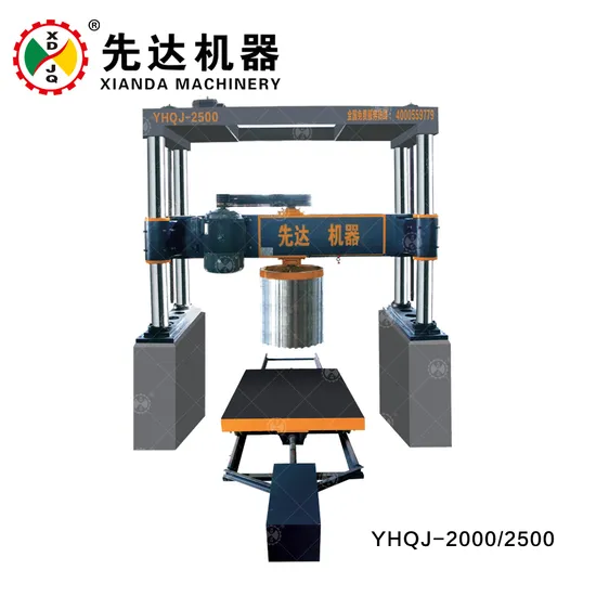 Yhqj-2500 Four Cylinder Column Slab Arc Slab Gantry Stone Cutting Machine
