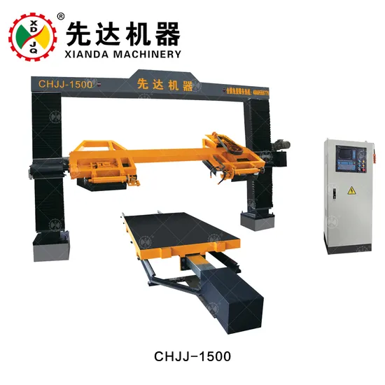 Chjj-1500 CNC Arc Marble Shaped Slab Bandsaw Cutting Machines