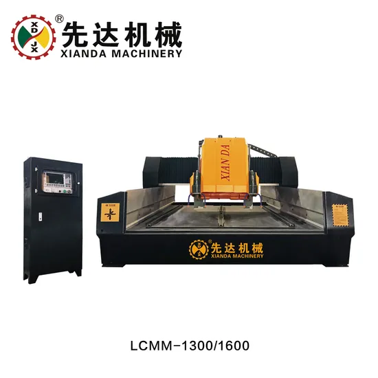 Xianda 3 Axis Linear Cutting Machine for Processing Granite Marble Baluster Stone Cutting Machine Manufacturer