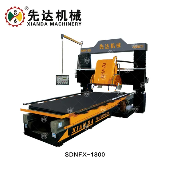 Xianda Machinery Gantry Lift Type Profiling Linear Machine PLC&CNC Stone Cutting Machine