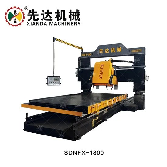 PLC&CNC/ Stone Cutting Machine/ Gantry Lift Type Profiling Linear Machine