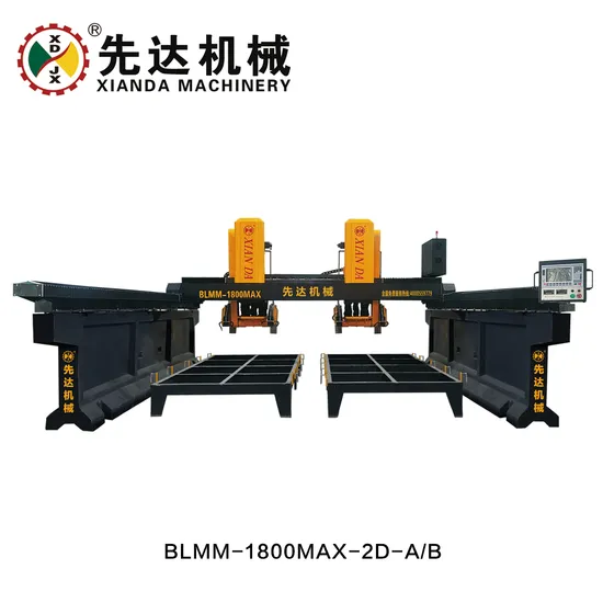 Dual Beam Bridge Type Four Blade Stone Marble Granite Cutting and Milling Machine