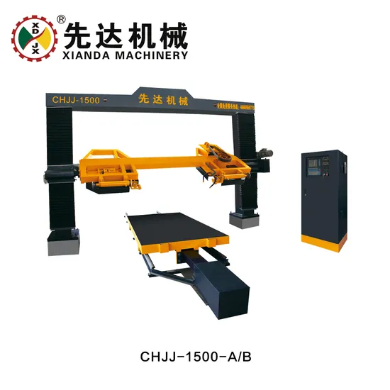 High Efficiency CNC Circular Slab Stone Cutting Machine for Processing Granite Marble Chjj-1500-a/B