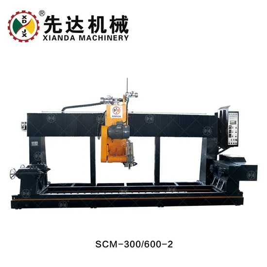 Two PCS Solid Pillar Cutting Machine for Processing Column Cap&Base Roadblock