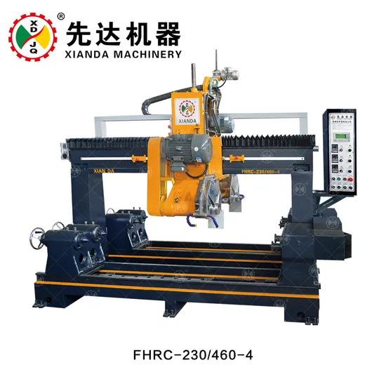 Stone Lathe Machine Granite Marble Special Shape Profiling for Baluster Balustrade Pillar Rainling Vase 4 Heads China Xianda