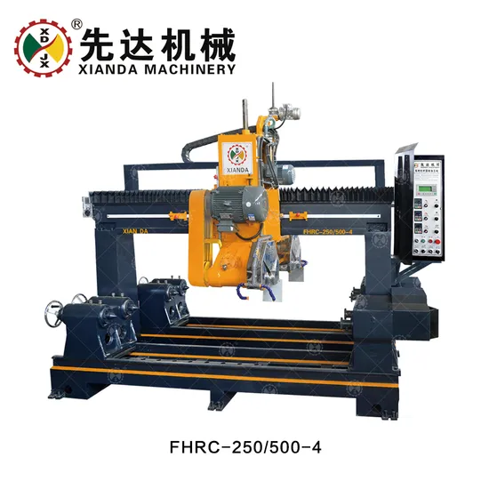 CNC/PLC Four PCS Baluster Cutting Machine for Processing Pillar Column Base Caps