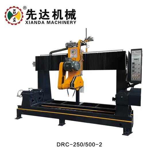 Xianda Stone Cutting Machine Two PCS Baluster Cutting Machine .Dedicated to Processing Stone Products Such as Railings, Columns, Column Caps, Roadblocks, etc.Dr