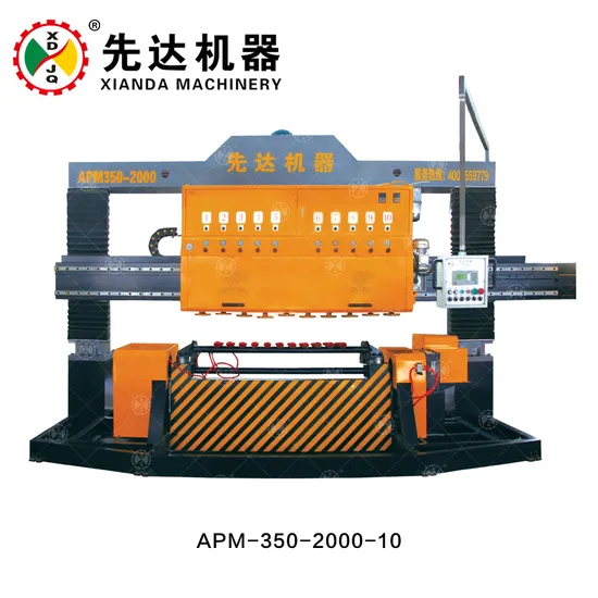 Apm-350-2000 Semi Circle Slabstone Cutting Polishing Machine