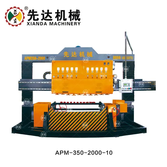 Granite Marble Stone Multi-Head Circular Arc Slab Polishing Machines