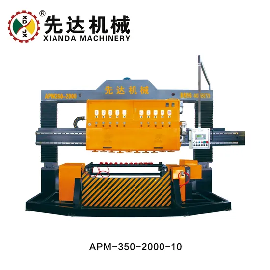 PLC/Circular Hollow Column Processing Machine Slab Polishing Machine Apm-350-2000-10/Xianda Machinery