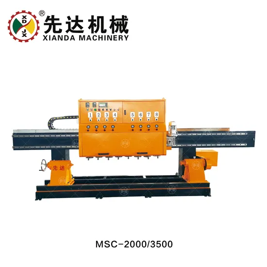 Multi-Heads Solid Column Polish Machine & Marble Granite Quartz Countertop