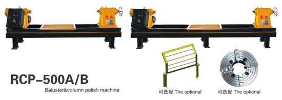 Multi-Function Stone Baluster Column Polishing Machine for Round Square Pillar Marble Granite Processing