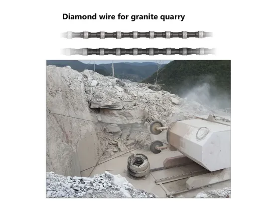 High Quality Diamond Wire Saw for Cutting Granite Quarry Stone Cutting Factory