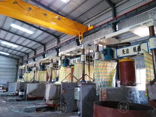 Yhqj-2500 Four Cylinder Column Slab Arc Slab Gantry Stone Cutting Machine