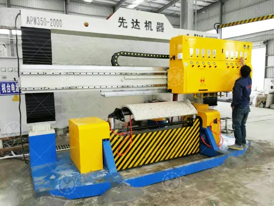 Apm-350-2000 Semi Circle Slabstone Cutting Polishing Machine