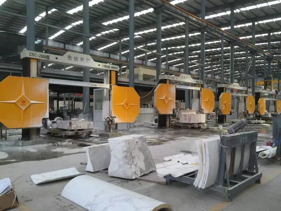 CNC Column Granite Marble Profile Cutting Diamond Wire Saw Machine Stone Cutting Machine