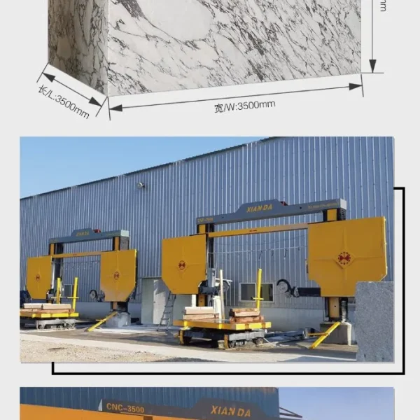 CNC-3500 CNC Diamond Wire Saw Cutting Machine