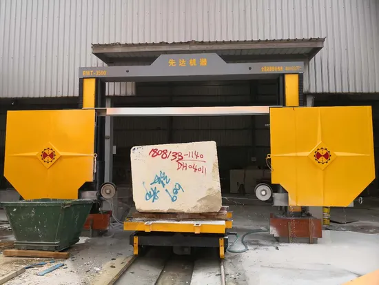 China Factory 5 Axis CNC Stone Machinery Diamond Wire Saw Marble Granite Cutting Machine Big Block Dressing Machine Edge Trimming Cutter Squaring Saw Machine