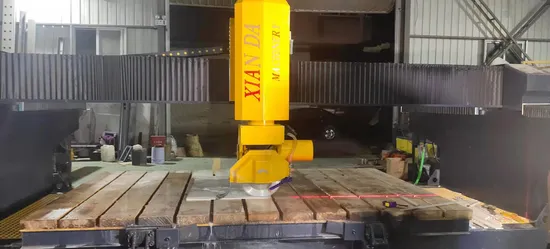 Zdcm-400 Xianda Automatic Mono Bridge Saw Machine with Siemens PLC for Slab Edge Cutting and Chamfering