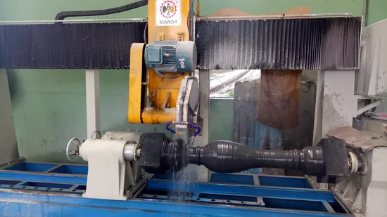 Xianda Column Processing Machine CNC Two PCS Baluster Cutting Machine Chm-200/300-2