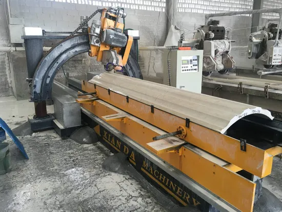 Automatic Roman Pillar Slot Stone Cutting Processing Machine Dlc-1400