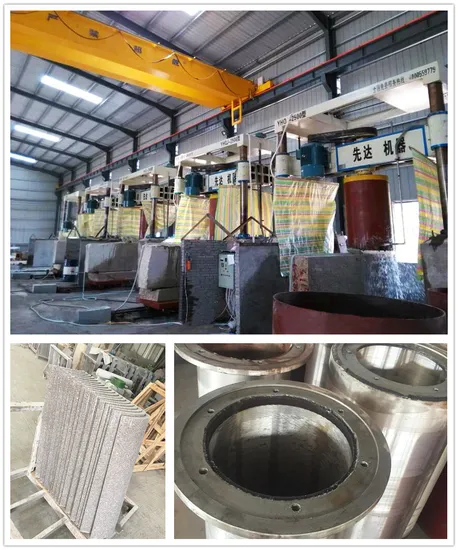 Four Cylinder Gantry Stone Cutting Machine for Column Slab