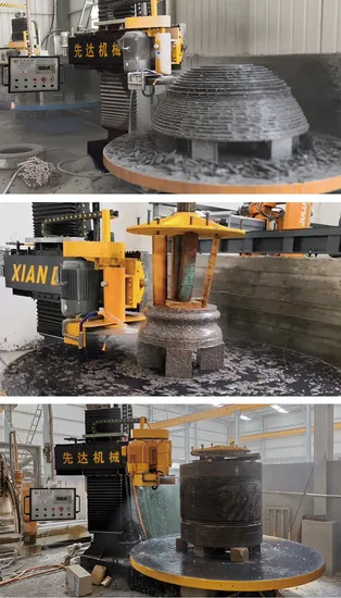 Column Cap and Base Profiling Machine