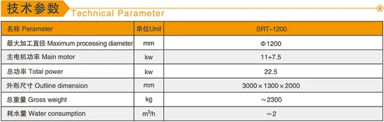 Stone Round Table Cutting Machine