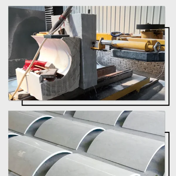 Chjj-1500 CNC Arc Marble Shaped Slab Bandsaw Cutting Machines