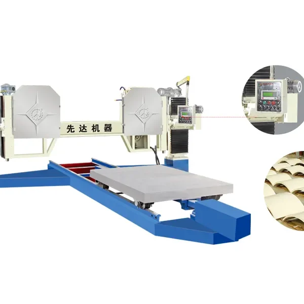 Yhjj-600-2000 Circular Arc Marble Slab Band Saw Cutting Machine