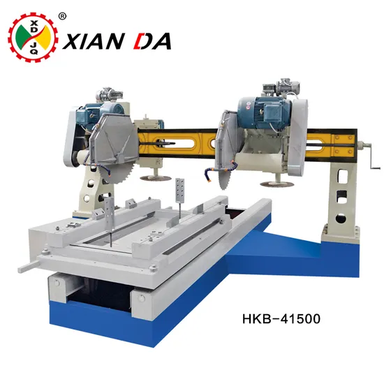 Xianda Four Blade Edge Cutting Machine for Circular Slab/ Marble & Granite Column Slab Cutting Machine