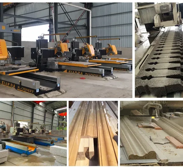 Dnfx-1300 PLC Linear Profiling Machine for Stone Granite Marble Cutting