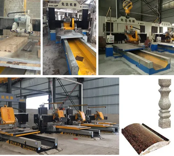 CNC PLC Auto Granite Stone Profiling Cutting Machine