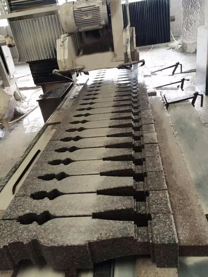 Automatic Computerized Special Shape Linear Railing Column Solid Pillar Balustrade Banister Vase CNC Stone Cutting Profiling Lathe Machine