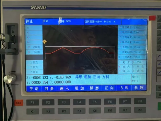 3 Axis Linear Cutting Machine for Square Railling for Processing Linear Square Railing