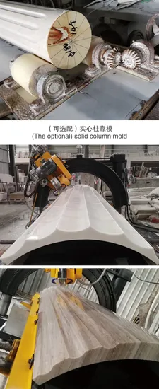Automatic Roman Pillar Slot Cutting Machine for Marble Granite