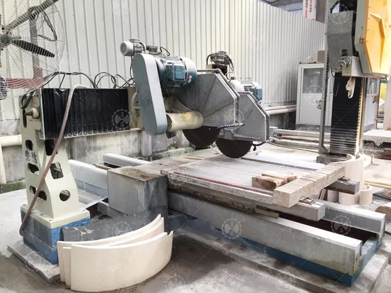 Hkb-41500 Four-Blade Diamond Saw Edge Cutting Machine for Column Slab
