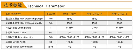 Double-Slice Edge Cutting Machine for Column Slab Hkb-21500-a/B