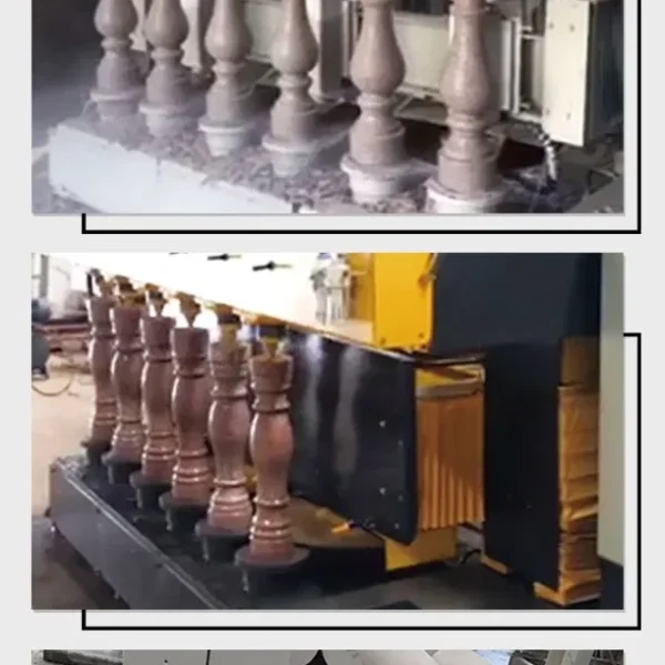 CNC 6PCS Baluster Cutting Machine
