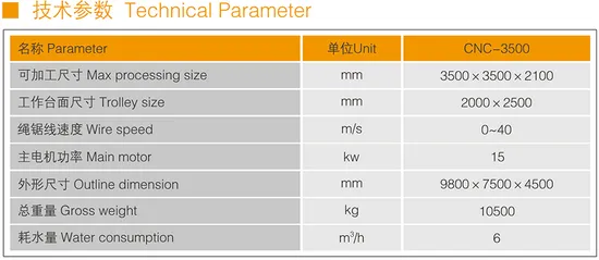 CNC Large Diamond Wire Saw Machine, Marble Granite Processing Machinery, Trimming and Cutting Wire Saw Machine, Xianda Machinery, Source Manufacturer