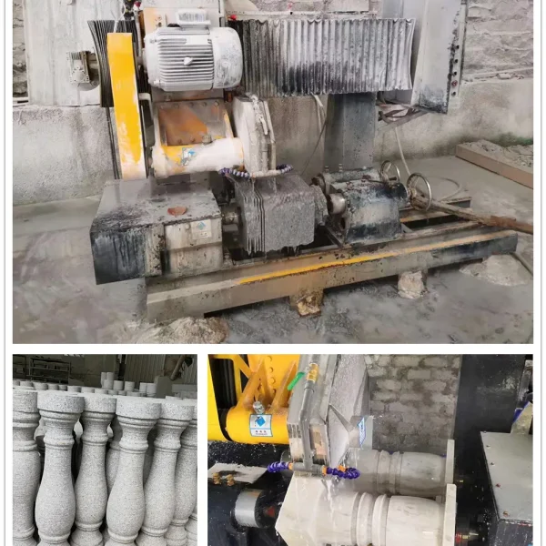 CNC Customized Two PCS Railing Cutting Column Processing Machines