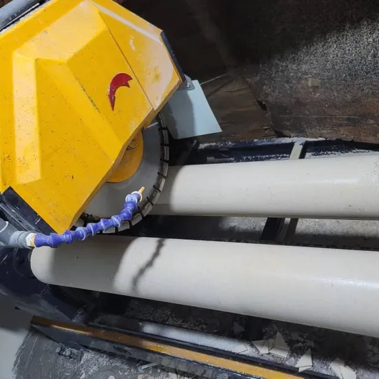 Automatic 2 Heads Stone Pillar Baluster Cutting Machine for Granite Marble Vase Making