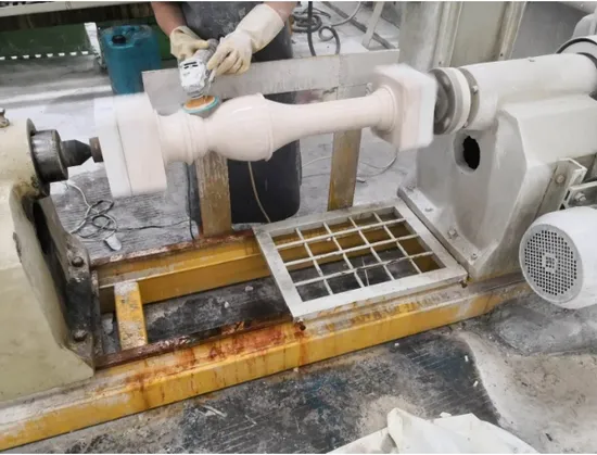 Multi-Function Stone Baluster Column Polishing Machine for Round Square Pillar Marble Granite Processing