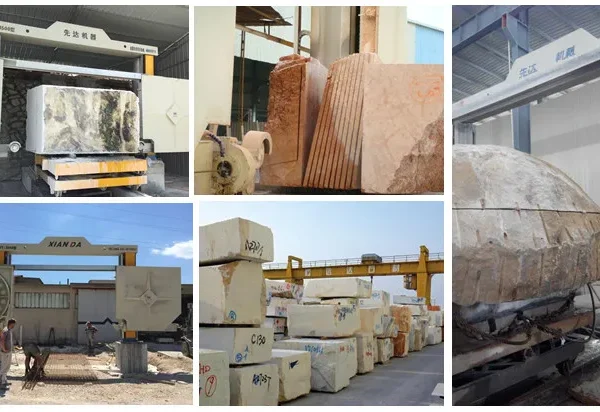 Ce Certificate Automatic Single Wire Saw Machine for Dressing Marble/Granite