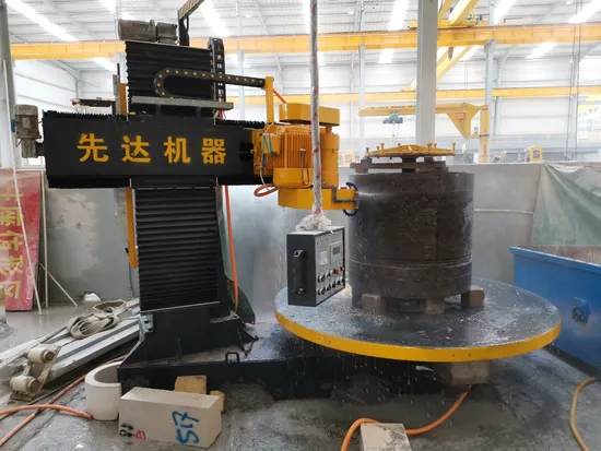 Zmfx-2500 Cmfx-2500 Column Cap and Base Granite Marble Stone Cutting Machine