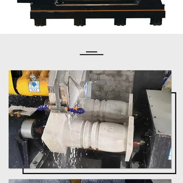 Natural Stone Granite Stair Baluster Cutting Machine with Railing Handrail
