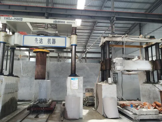Four-Cylinder Gantry Stone Cutting Machine for Column Slab