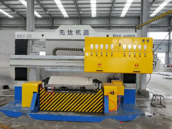 Xianda High Efficiency Stone Cutting Machinery Circular Slab Polishing Machine
