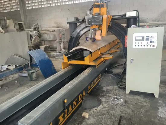 Automatic Roman Pillar Slot Stone Cutting Processing Machine